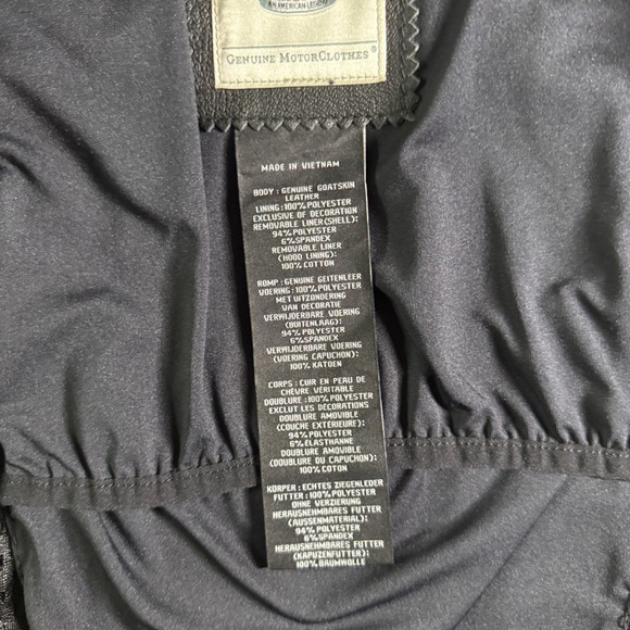 Harley Davidson Womens Black Leather Motorcycle Jacket Skull Rhinestone Size Sm - Picture 5 of 14